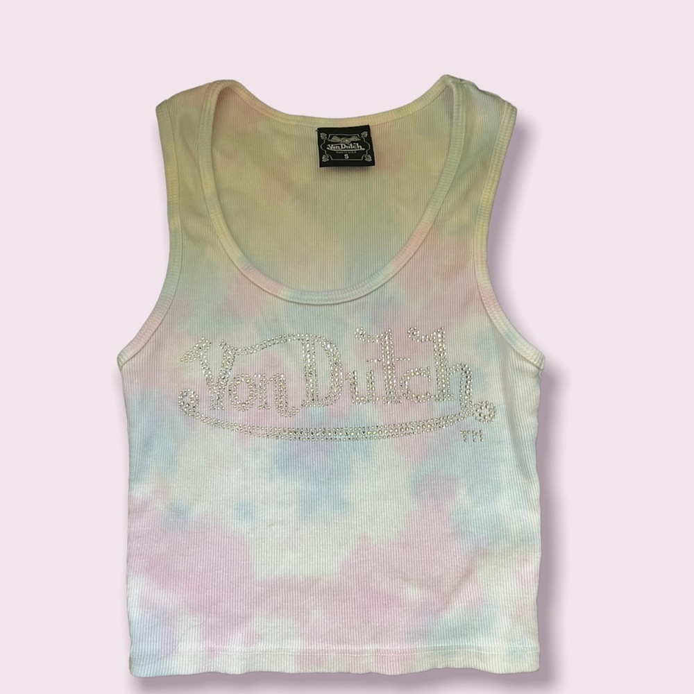 Con Dutch crop tank top